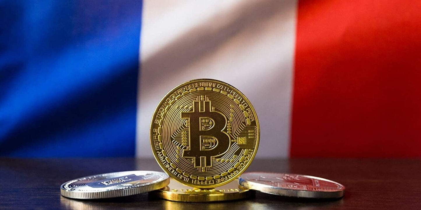 1 Pièce Bitcoin Cryptomonnaie Plaqué Or 24 carats Monnaie de Collection & Cadeau Pièce commémorative pour Anniversaire Evènements Fêtes